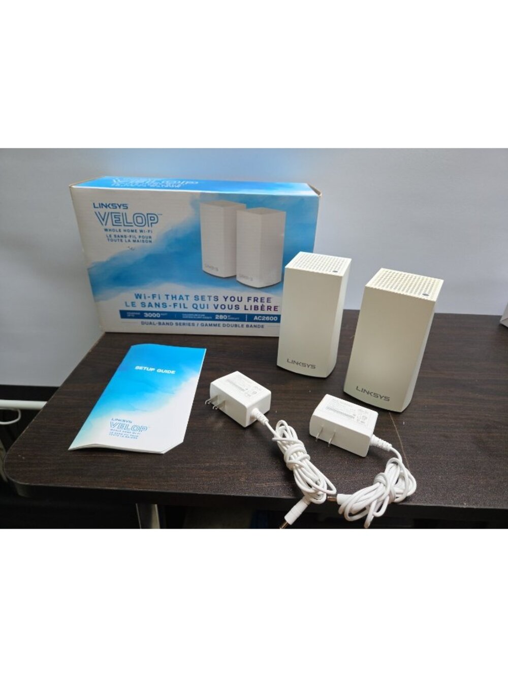 Linksys Velop WHW0102 Dual-Band Mesh WiFi System – AC2600 – 2-Pack